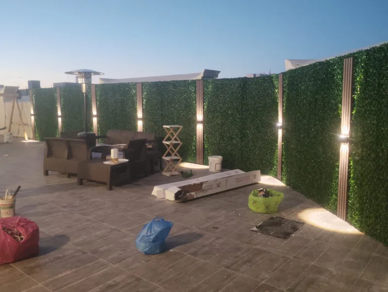 حداد مظلات الكويت - أعمال حدادة وتركيب مظلات مداخل بتصميم ليزر من Kuwait Haddat